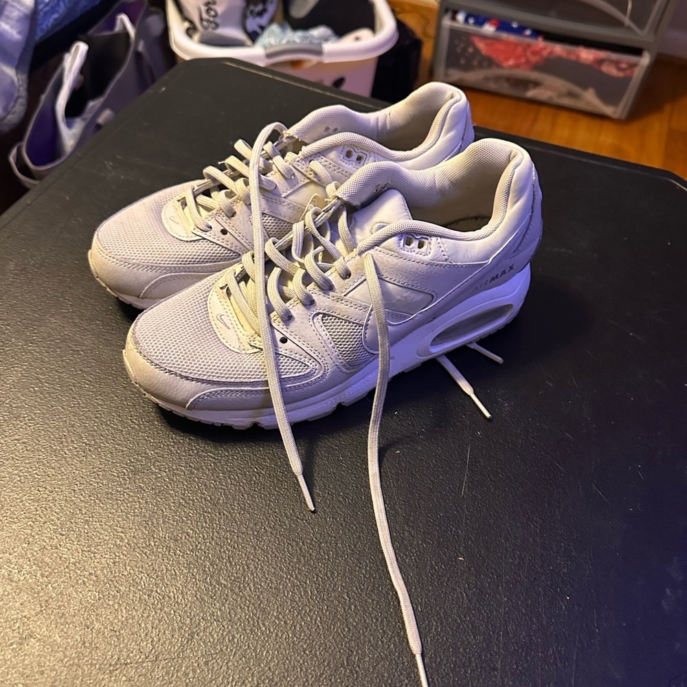 Nike White Mesh Sneakers